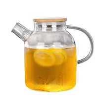 Glass Teapot Stovetop Safe,Clear Teapots with Removable Filter Spout,Teapot for Loose Leaf and Blooming Tea