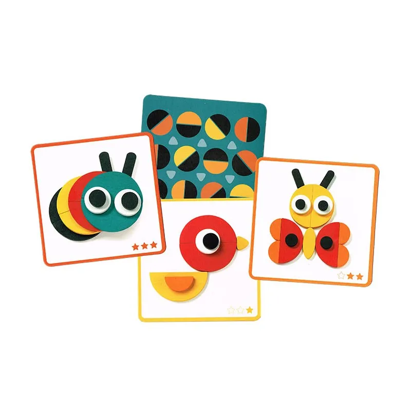 Развивающие игрушки деревянный конструктор Геоанимо Geanimo развитие воображения