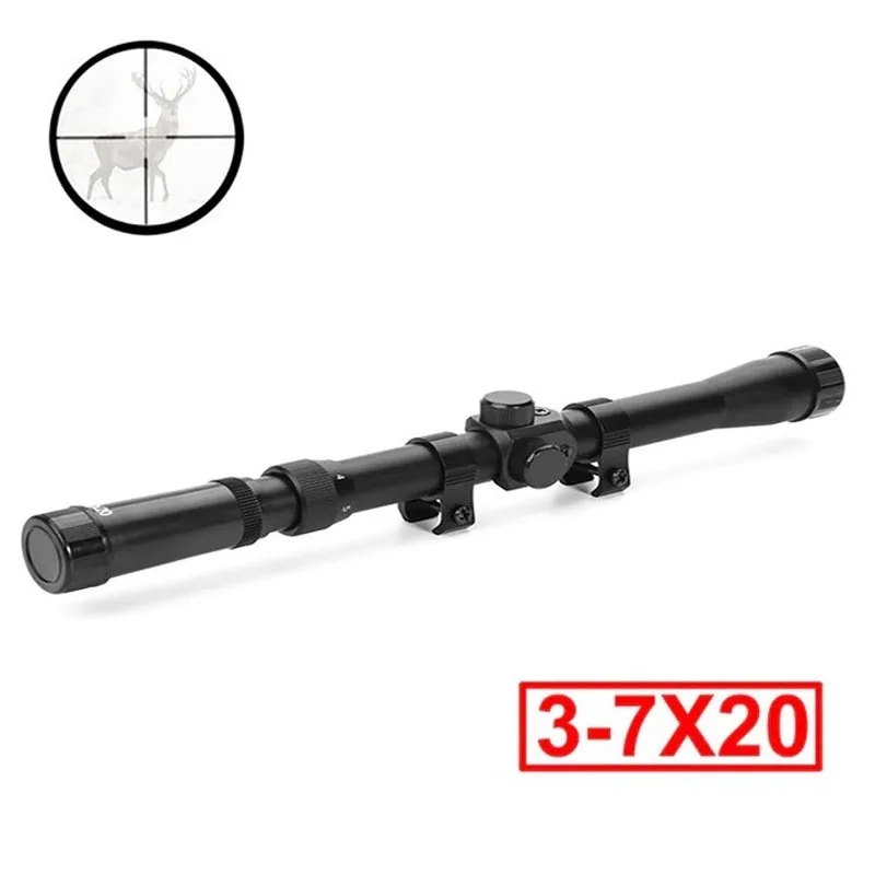 Охотничий прицел Gamo 4x28 3-7x28 3-7X20 4x20 для страйкбола винтовки 11 мм | Спорт и