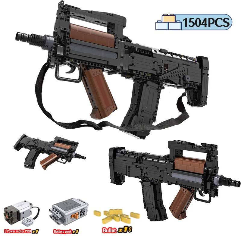 1504 шт. создатель города пистолет Электрический гроза Штурмовая винтовка
