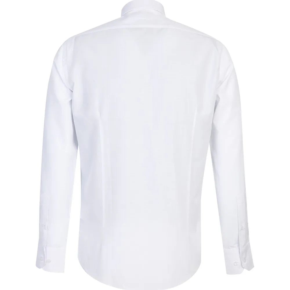 

Men's long sleeve plain white shirt slim fit summer winter casual light cargo 2020 fashion cotton polyester fashion trend M-L-XL