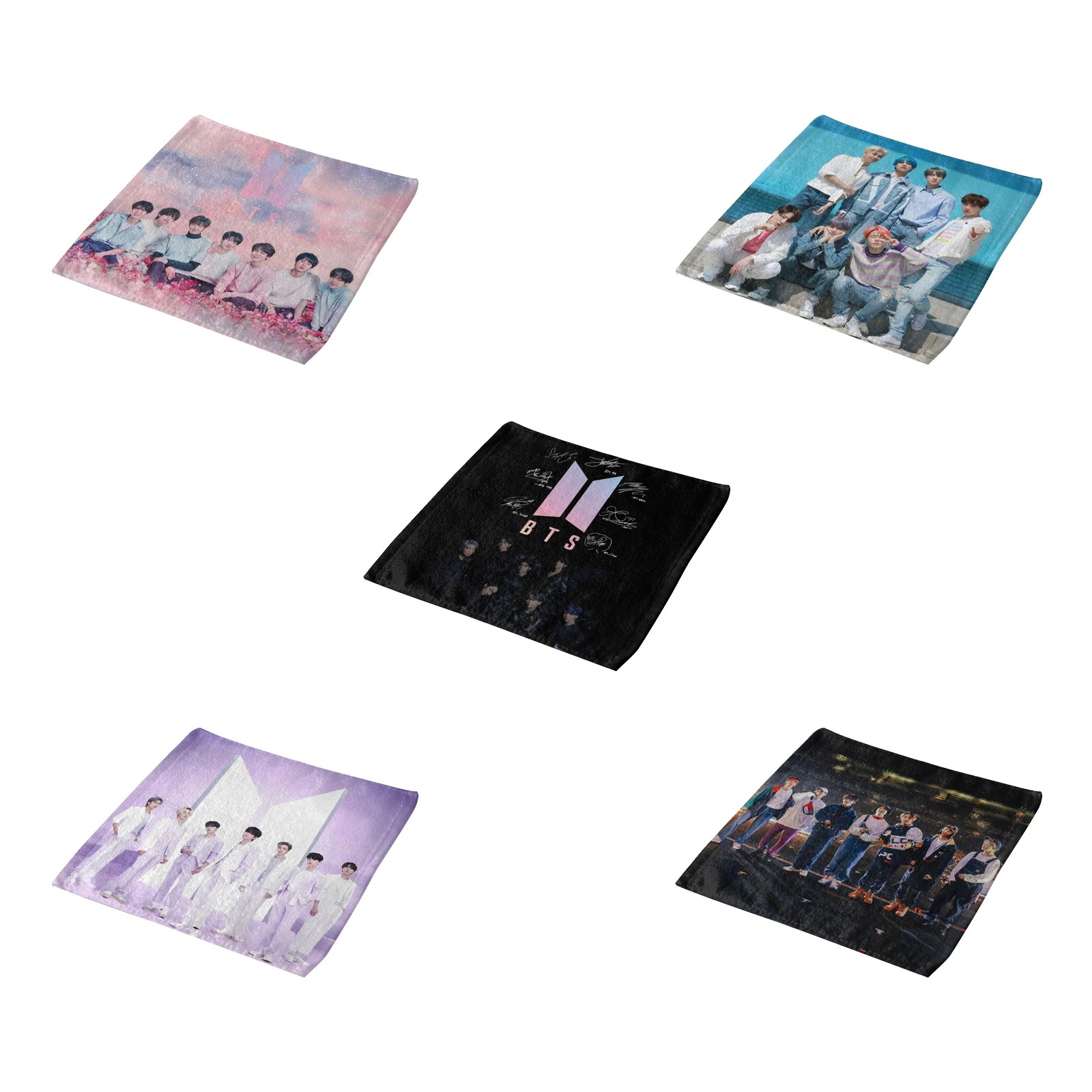 

KPOP BANGTAN Boys V JIMIN SUGA Super Soft and Absorbent 100% Towel Washcloth Hand Towel for Bathroom