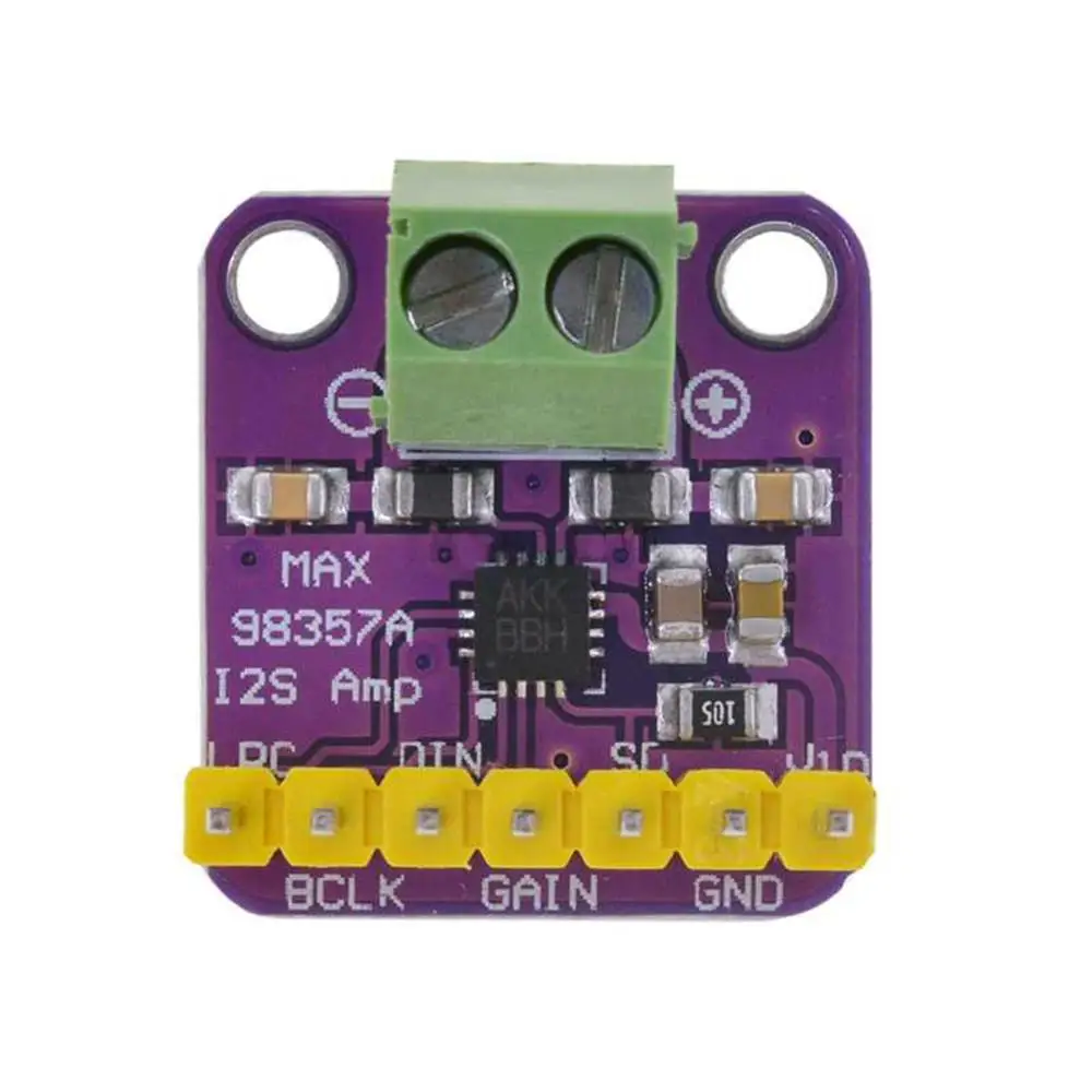 Миниатюрный усилитель Taidacent MAX98357 PCM I2S модуль усилителя звука без фильтра класса D