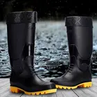 Мужские непромокаемые ботинки для работы на кухне, непромокаемая Нескользящая рабочая обувь, для мойки автомобиля, 39-45