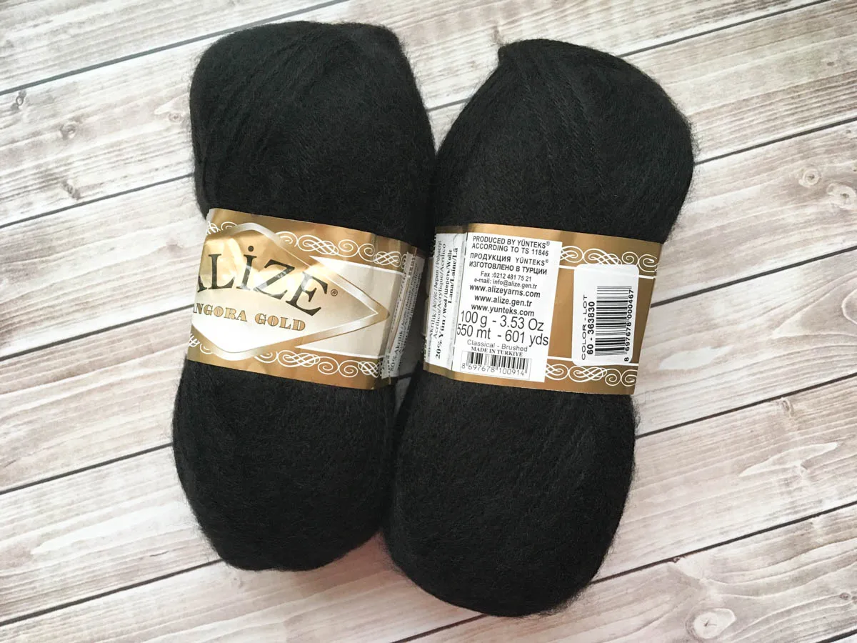 Пряжа Alize Angora Gold Ализе Ангора Голд шерсть 20% акрил 80% 1 моток | Дом и сад
