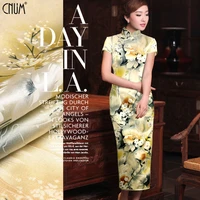 cnum sp480 pure silkpeach blossomsilk fabric elastic stretch 93 silk 7 spandexwidth 1 25yd thickness 19mm