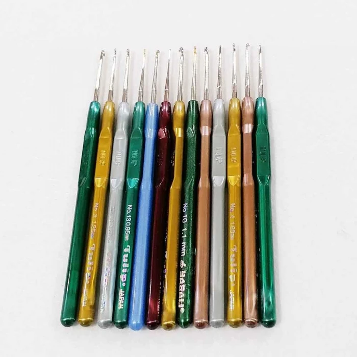 Оригинальный тюльпан (TULIP) с пластиковой ручкой кружевное вязание крючком спица 14