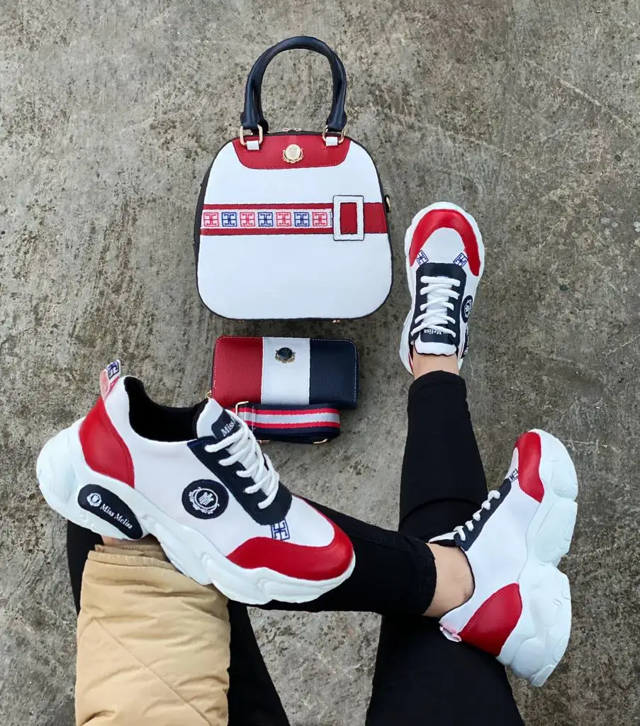 

Miss Melisa Women's Sneakers and Bags Special Design of the New Year 2022 Model S137