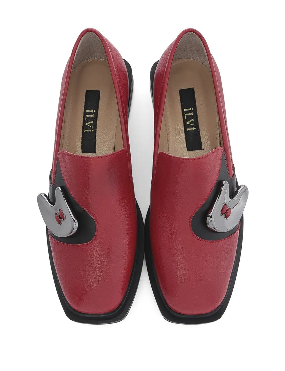 

ILVi-Handmade Genuine Leather Adamina Women's Moccasin Red Leather 2020 Women Shoes for Spring Summer
