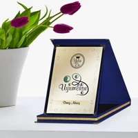 personalized year uyumlusu navy blue plaque award