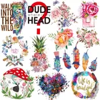 Цветные патчи с цветами, термонаклейки для одежды, виниловые термонаклейки с изображением сердца для одежды, DIY Аппликация парфюмерии