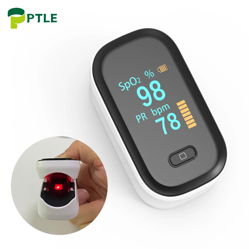 Blood Oxygen Saturator Oxymeter Medical Fingertip Pulse Oximeters Spo2 PR Heart Rate Monitor OLED Household Display | Красота и