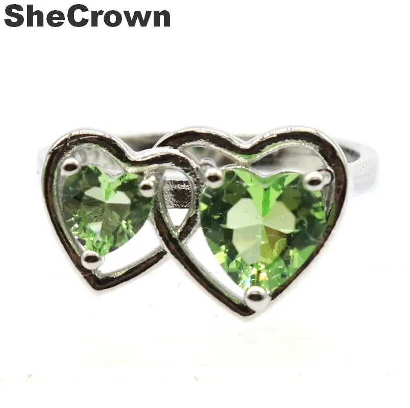 Серебряное кольцо в форме сердца 26x22mm SheCrown Новое поступление 2019|Кольца| |