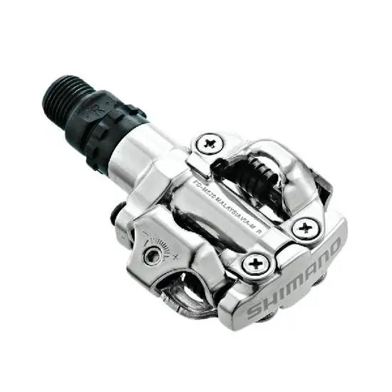 Педали контактные &quotShimano&quot PD-M520-S SPD с шипами серебрянные