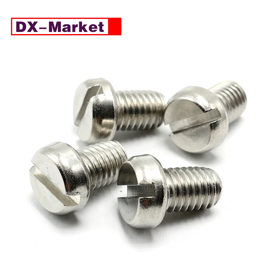 

m5 m6 m8 m10 Slotted Drive Sems Bolt , 304 Stainless Steel Slotted Cheese Head Screw ,A040