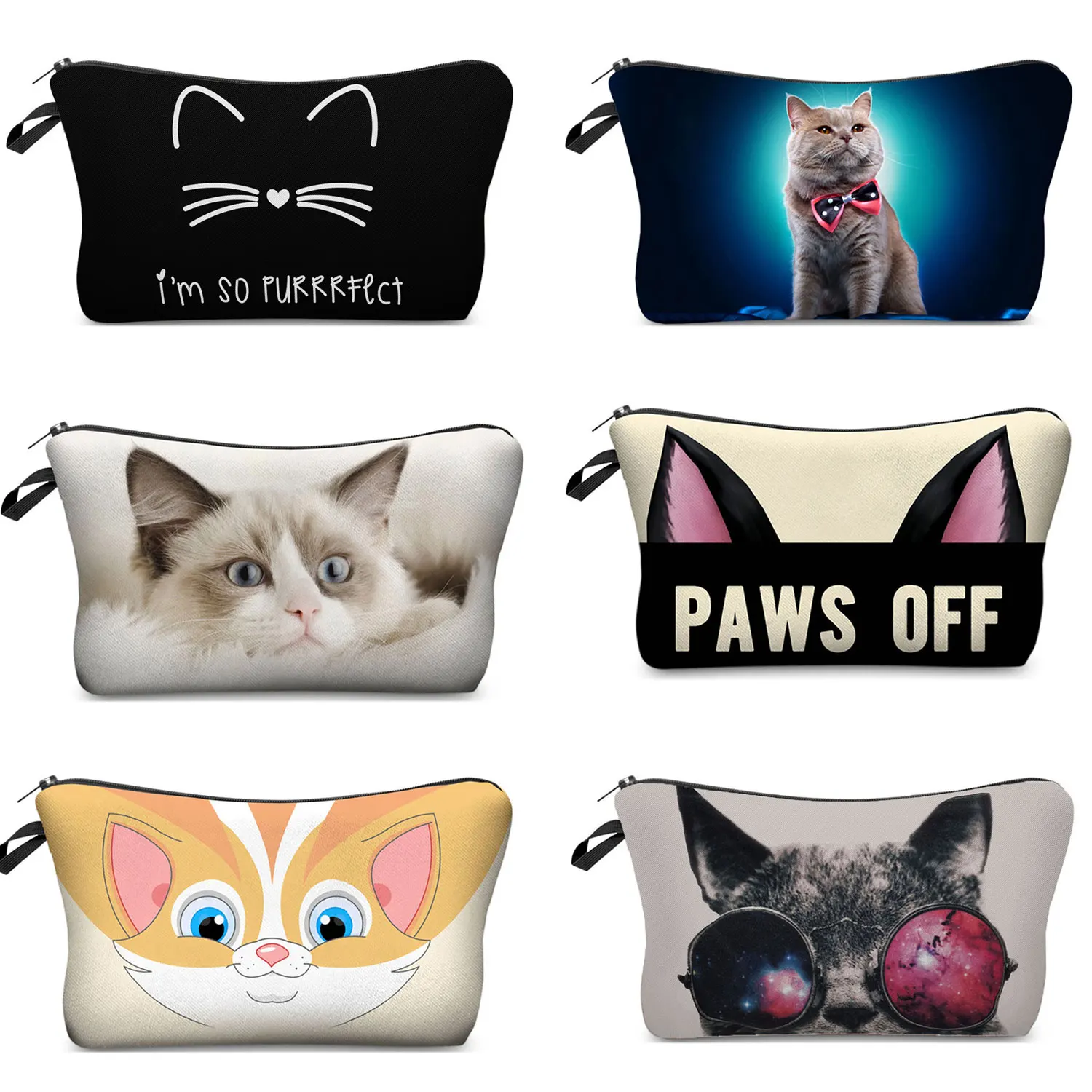 

Women for Cosmetic Bag Evil Eye Pattern Digital Printing Toiletry Bag For Travel Organizer Portable Makeup Bag Child Pencil Case
