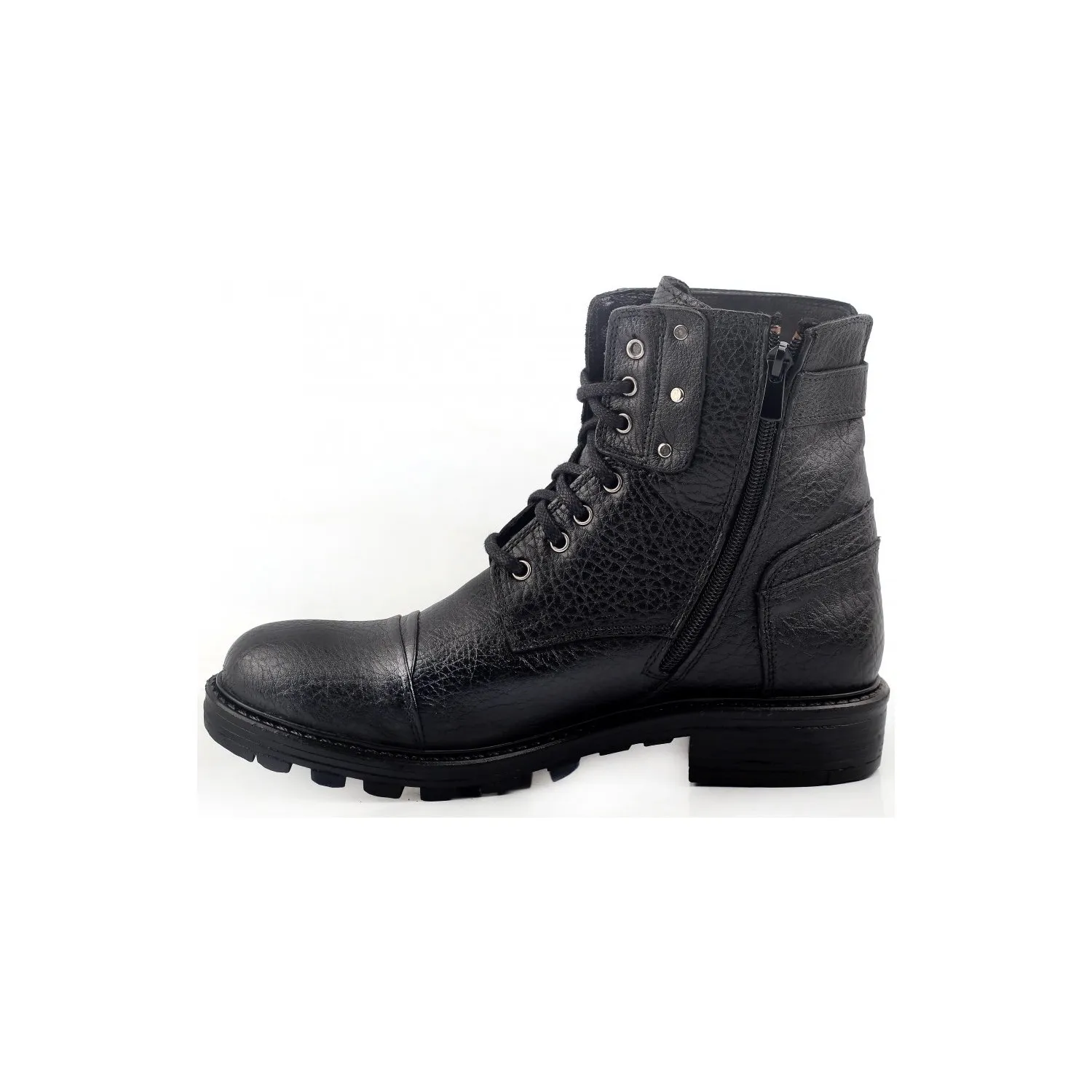 

Pabucmarketi Comfort Black Printed Men 'S Leather Boots