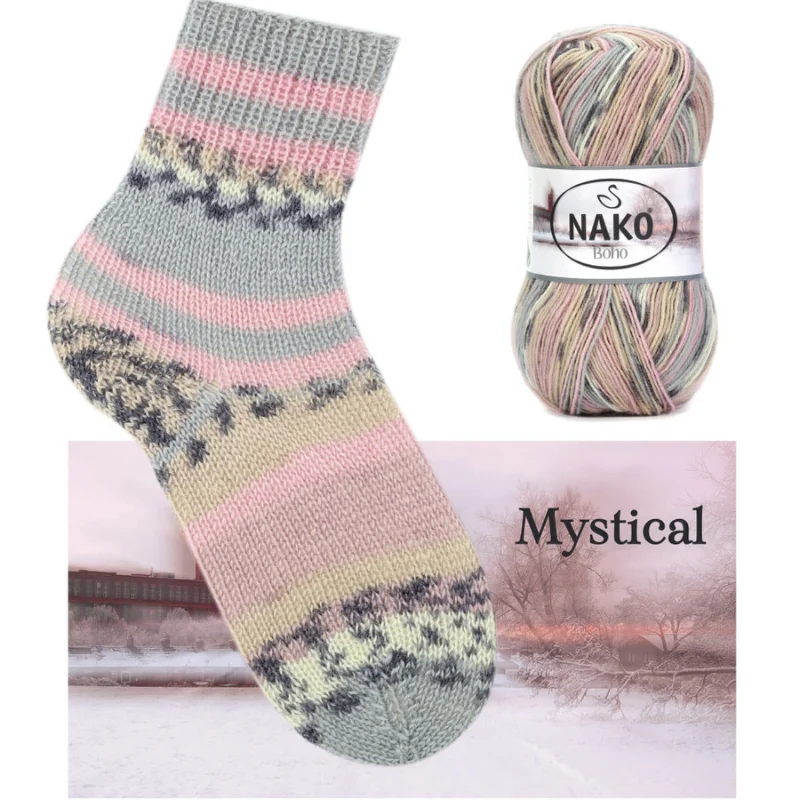 Nako Wool Knitting Yarn 1200m 300gr DIY Handmade Knit with Needle or Crochet Winter Warm Soft Does Not Pile Quality Turkish | Дом и сад