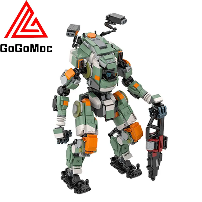 

Конструктор Moc Military Mecha Robot Titanal BT-7274 Rabbit Vanguard, конструктор команды Morphing Gatling, игрушки «сделай сам», подарок для детей