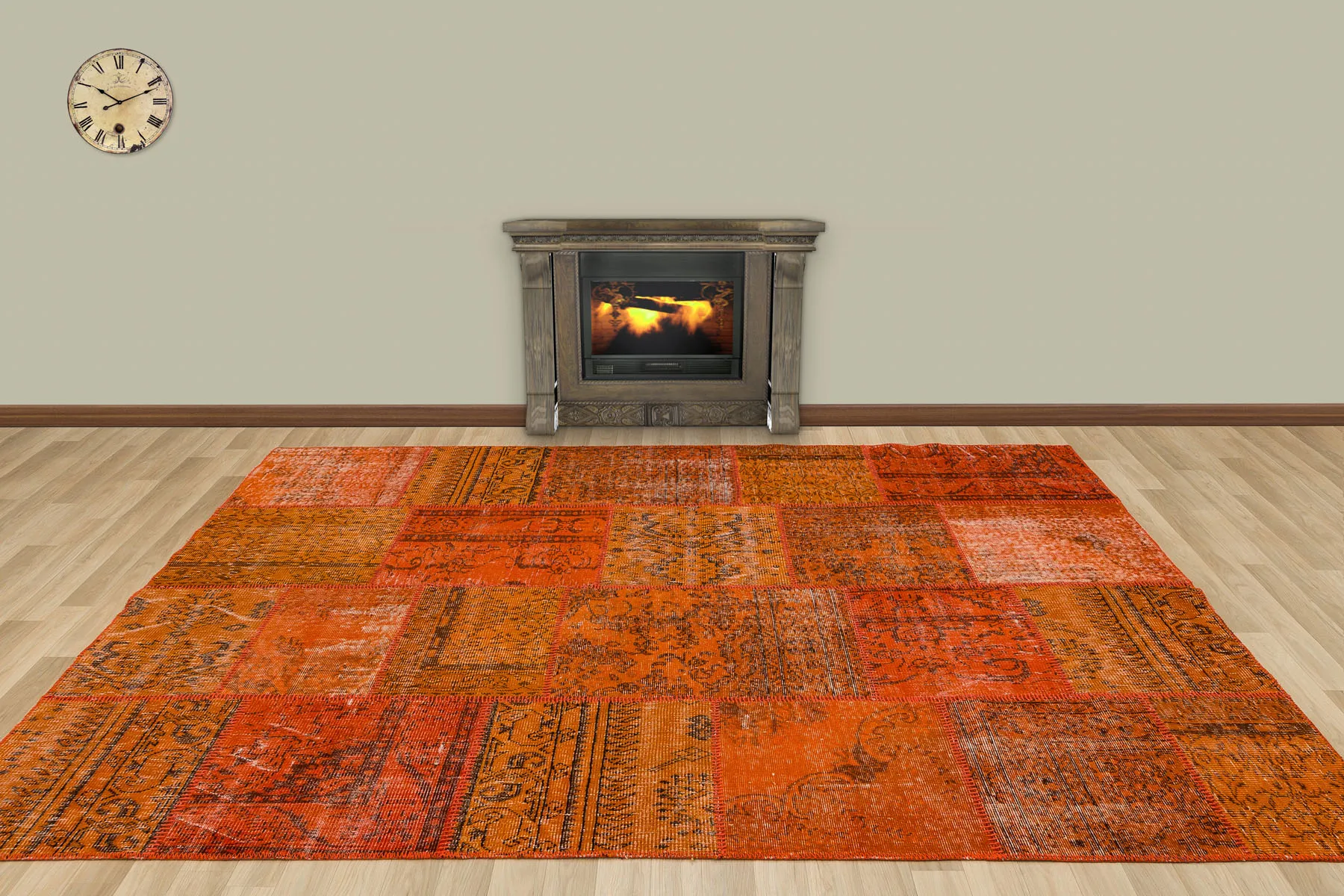 

Klasik Modern Patchwork El Dokuma Hal(5556)200x300