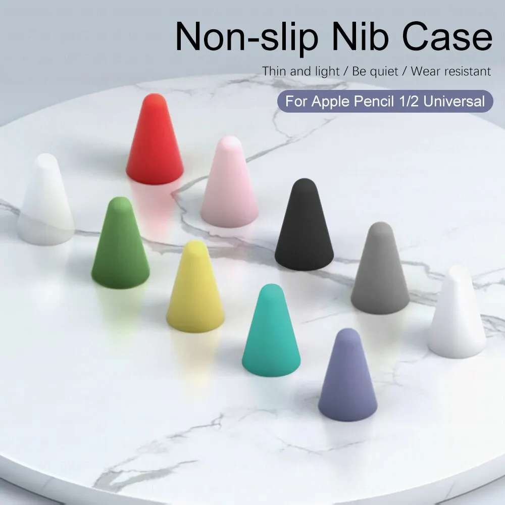 Apple Pencil 1 and 2 of 8 PCs tip Silicon cover case Tablet iPad accessories | Компьютеры и офис