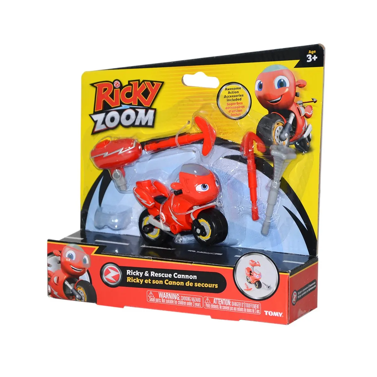 

Original Tomy Ricky Zoom Characters Ricky Scootio Dj and Loop + 3 Age