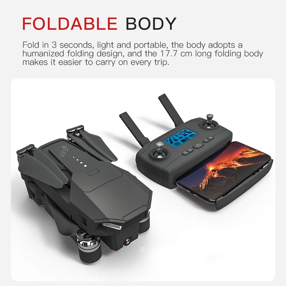 KF107 GPS беспилотные летательные аппараты с 4K HD двойной Камера 25 минут 1 5 км