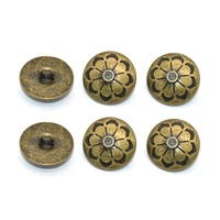 carved flower buttons sewing buttons vintage shank buttons suit buttons coat button edge buttons anchor buttons clothing leather