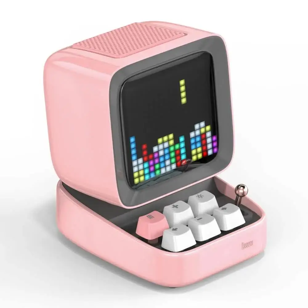 Portable Speaker Divoom ditoo plus pink with screen | Speakers