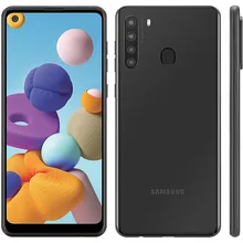 Samsung teléfono inteligente Galaxy A21 A215U, móvil renovado de 6,5 pulgadas, 3GB de RAM, 32GB de ROM, cámara de 16MP, Sim única, Android (1)