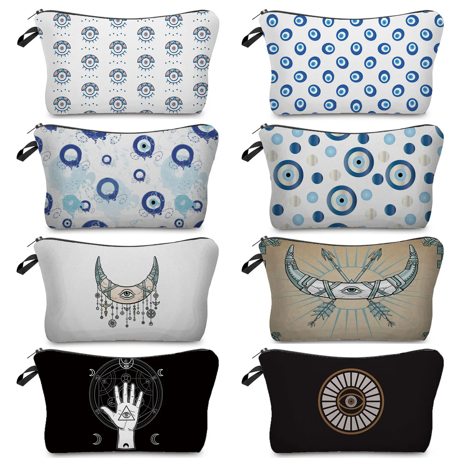 

Новинка 2021, женская сумка, косметичка с принтом «глаз дьявола», Женская водонепроницаемая косметичка, Повседневная сумка-Органайзер, многофункциональный чехол-карандаш