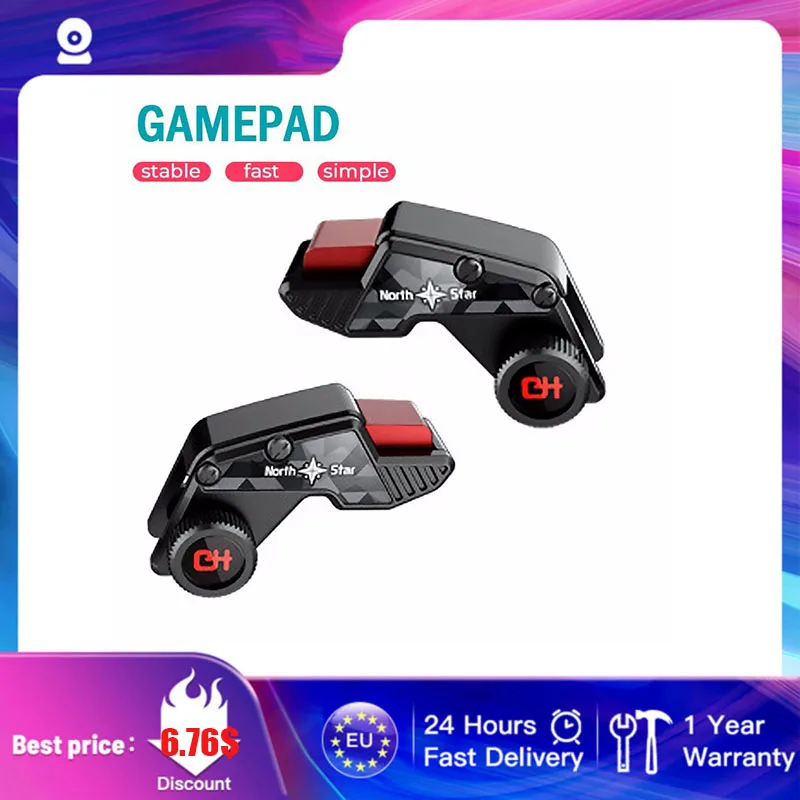 

Игровой контроллер S8 PUBG, геймпад, джойстик L1 R1, триггер для быстрой стрельбы, свободный огонь, игровой контроллер для iPhone, Android мобильный теле...