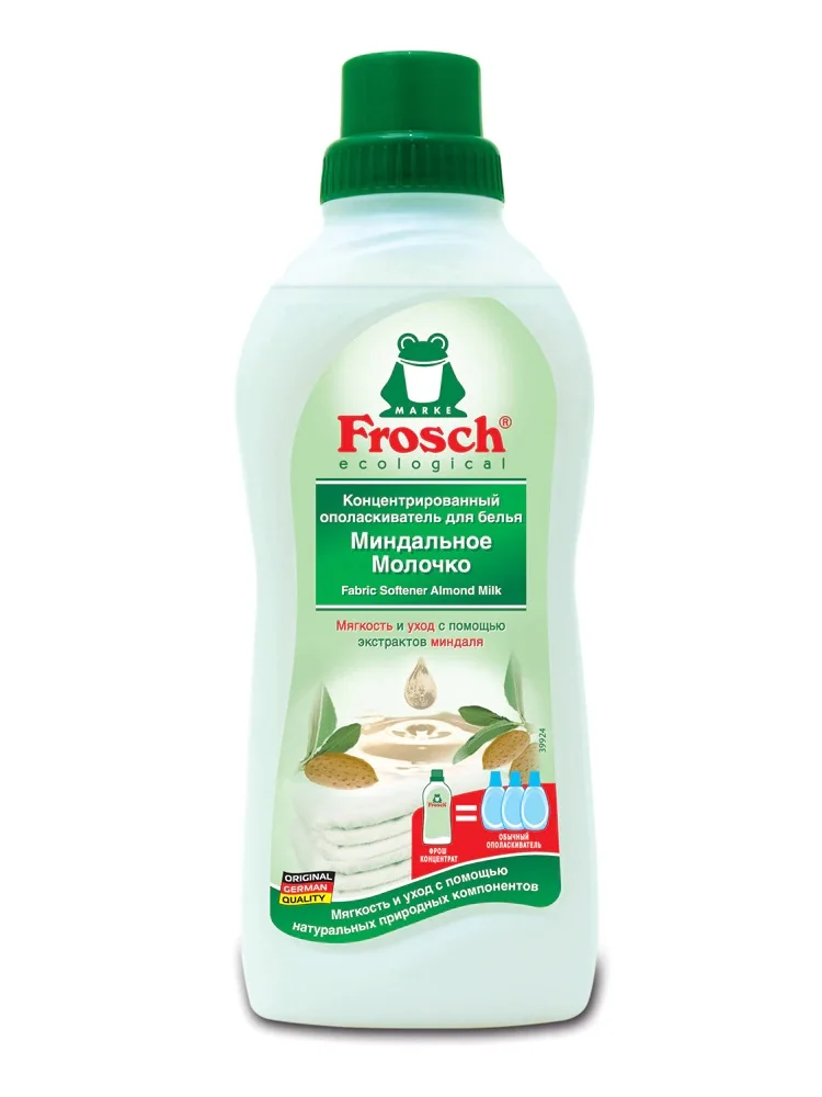 Ополаскиватель для белья Frosch Миндальное молочко концентрированный 750 мл - купить