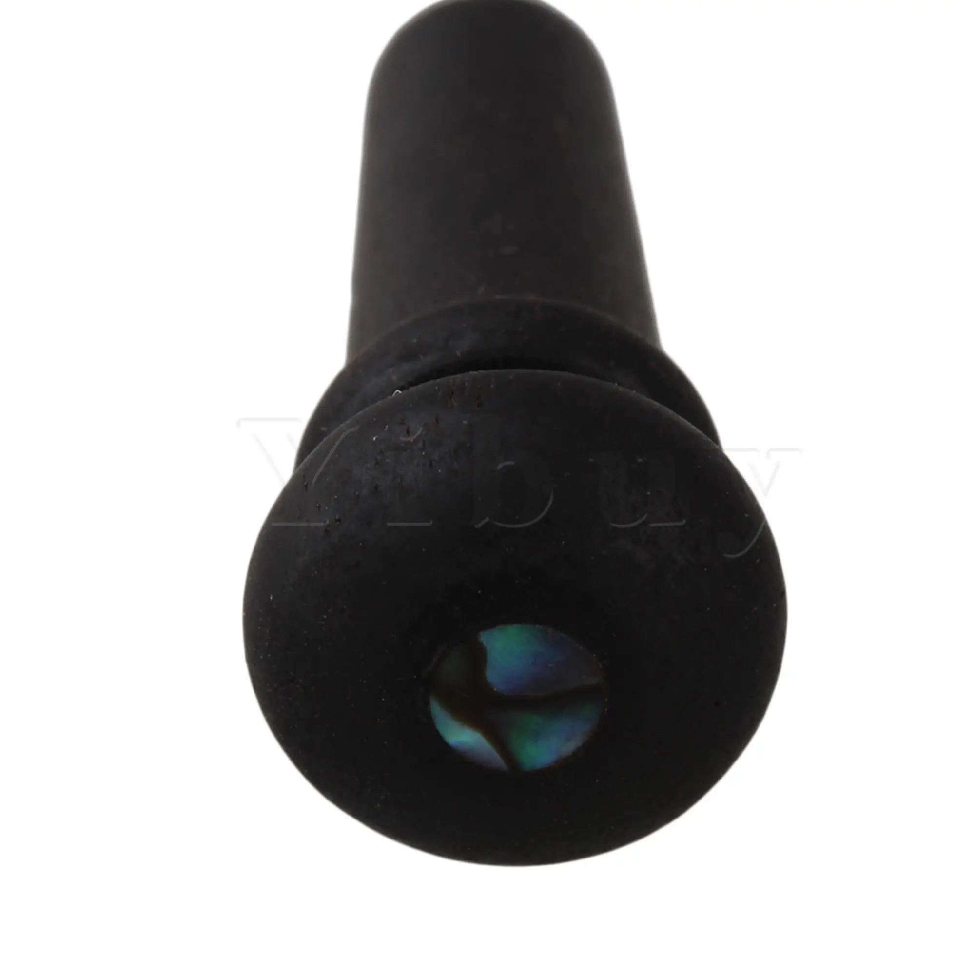 Yibuy Акустическая гитара из черного дерева наконечники с точечная отметка Абалон