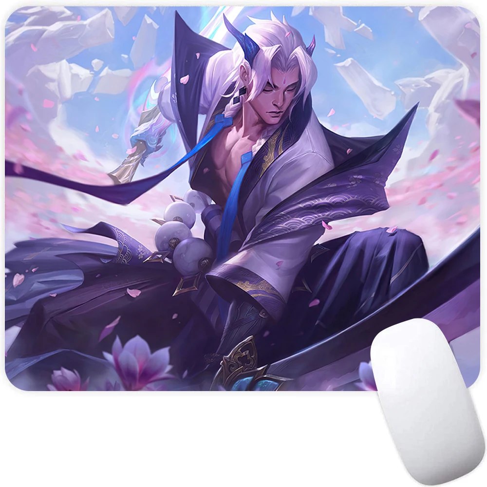 

League of Legends Yone Small Gaming Mouse Pad Computer Mousepad PC Gamer Mouse Mat Laptop Mausepad XXL Keyboard Mat Desk Pad