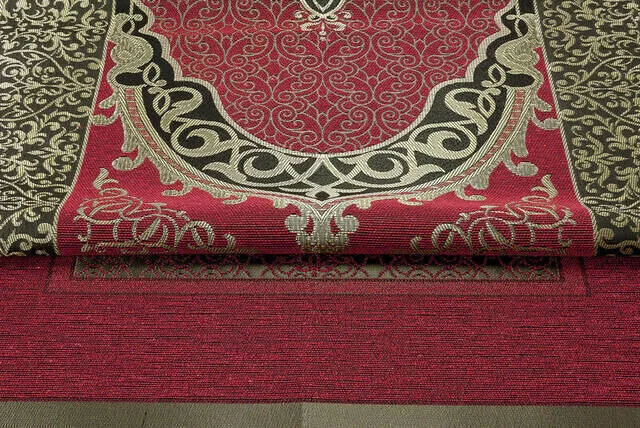 Kup Wielki Prezent Ekonomiczny Ottoman Tafta Dywan Modlitewny Bordowy Kolor Czerwony Muzułmanin PRMUSLIM Modlitwa Okładka łatwy W Użyciu Bezpłatny SHİPPİNG