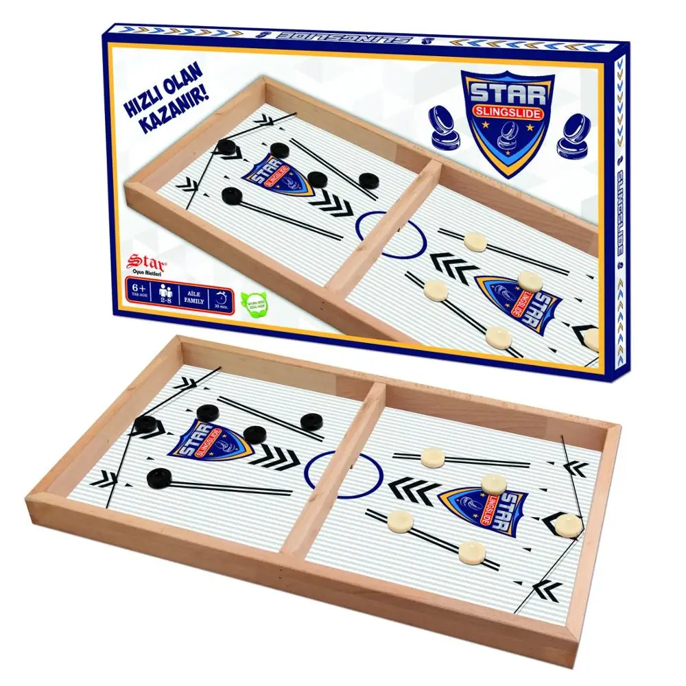 

Hi Quality Big Size Paced Sling Puck Winner Fun Toys For Family Child Kids Board-Game Party Game Time Funny Toys Fast Hockey