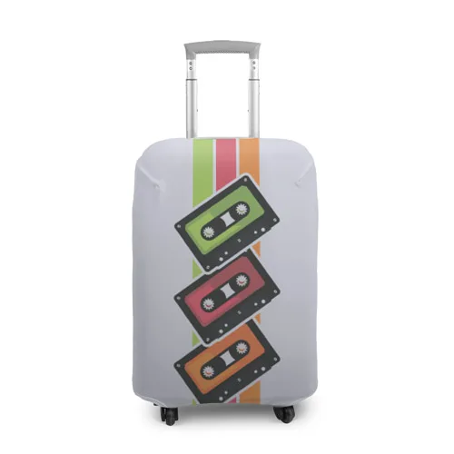 Чехол для чемодана 3D Ретро|Детали и аксессуары сумок| |