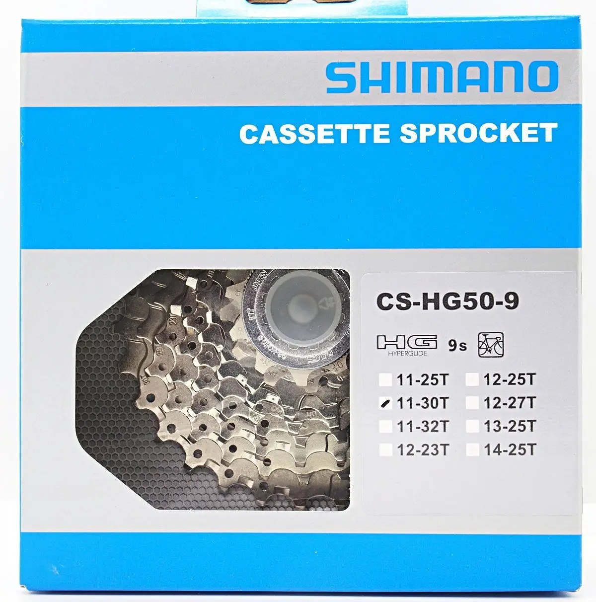 Кассета велосипедная CS-HG50-9 9 скоростей 11-30T Shimano/520007 | Спорт и развлечения