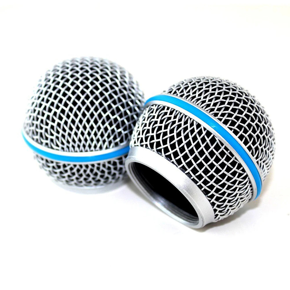 Сменная решетка для микрофона Bolymic Shure sm58 с поролоновым покрытием 2 шт. в упаковке |