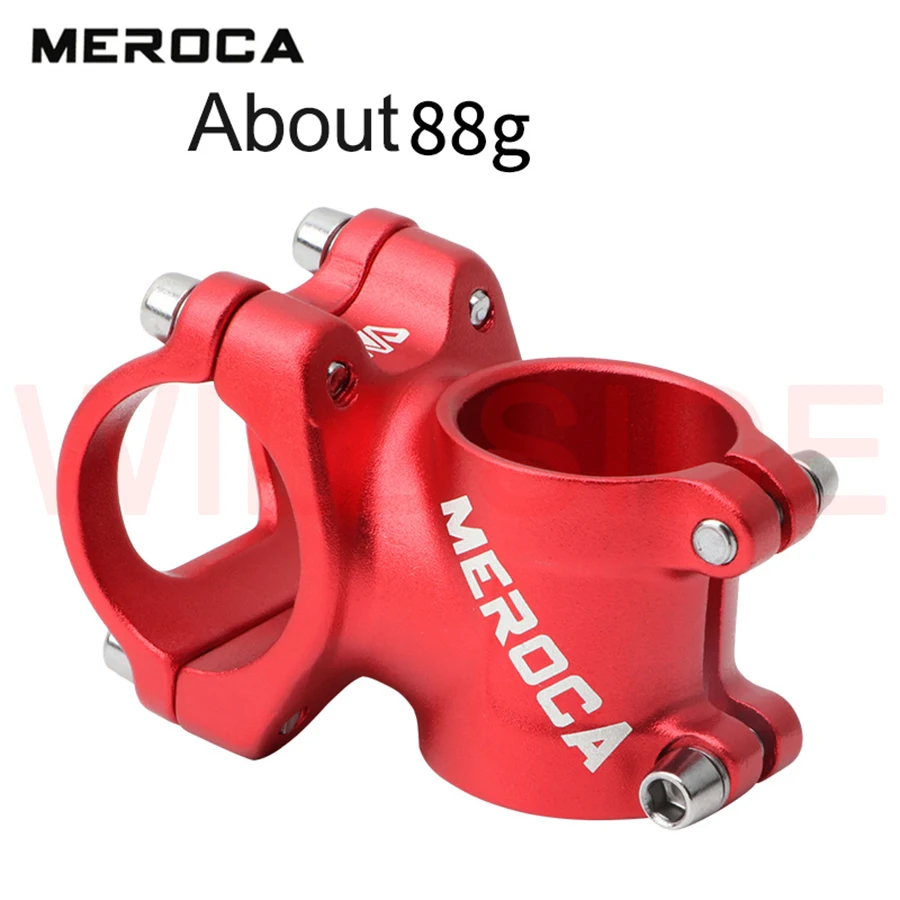 МЕРОКА Высокопрочный ультракороткий 31.8*35MM вынос велосипедной рулевой колонки Короткая модифицированная деталь велосипеда.