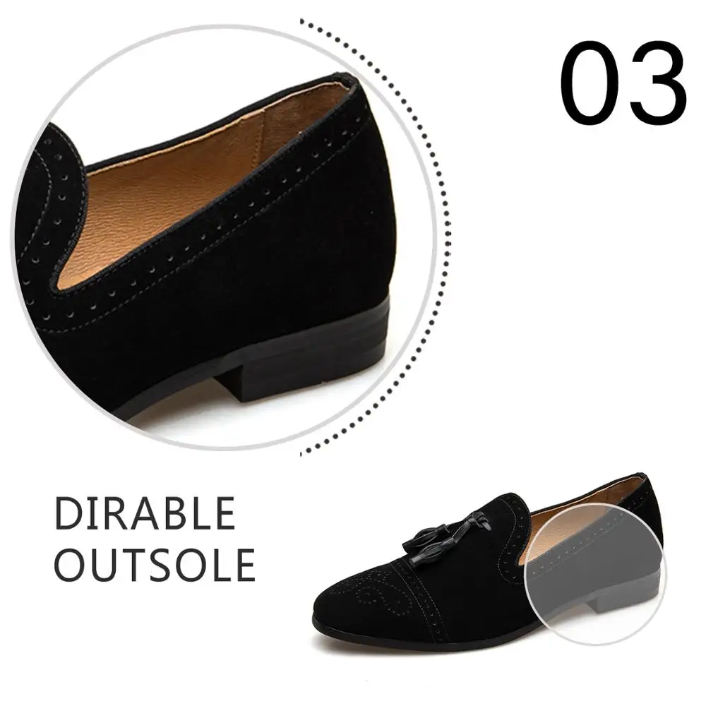 Черные мужские лоферы ручной работы MEIJIAN модные бархатные туфли для вечерние НКИ