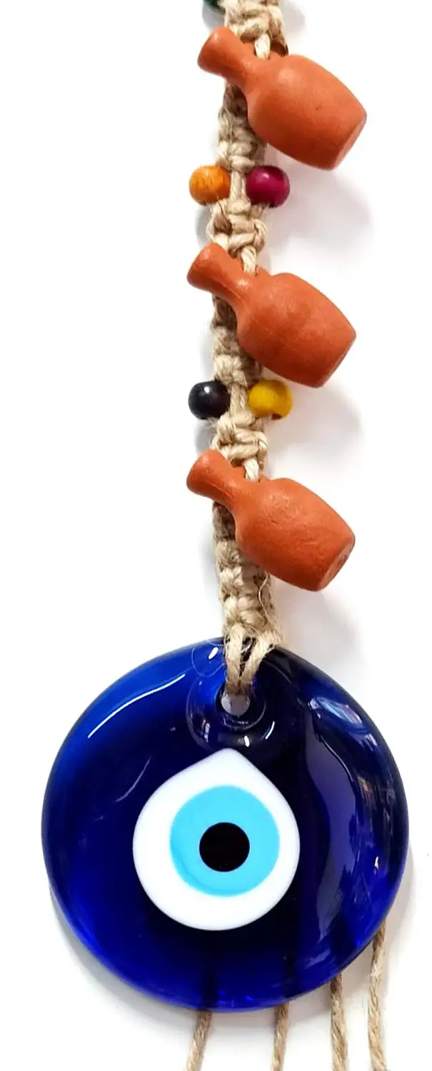 

Glass Evil Eye Bead Handmade Evil Eye Wall Ornament