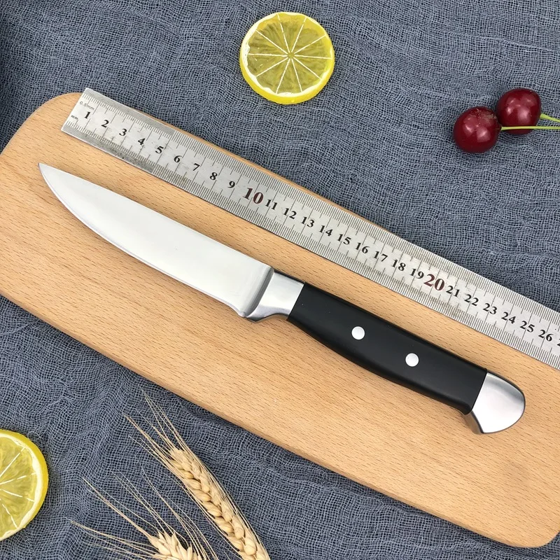 

Нож для фруктов с двойной стальной головкой, нож для косточек, сегментирующий нож для свинины, кухонный нож для фруктов, острый нож из нержав...