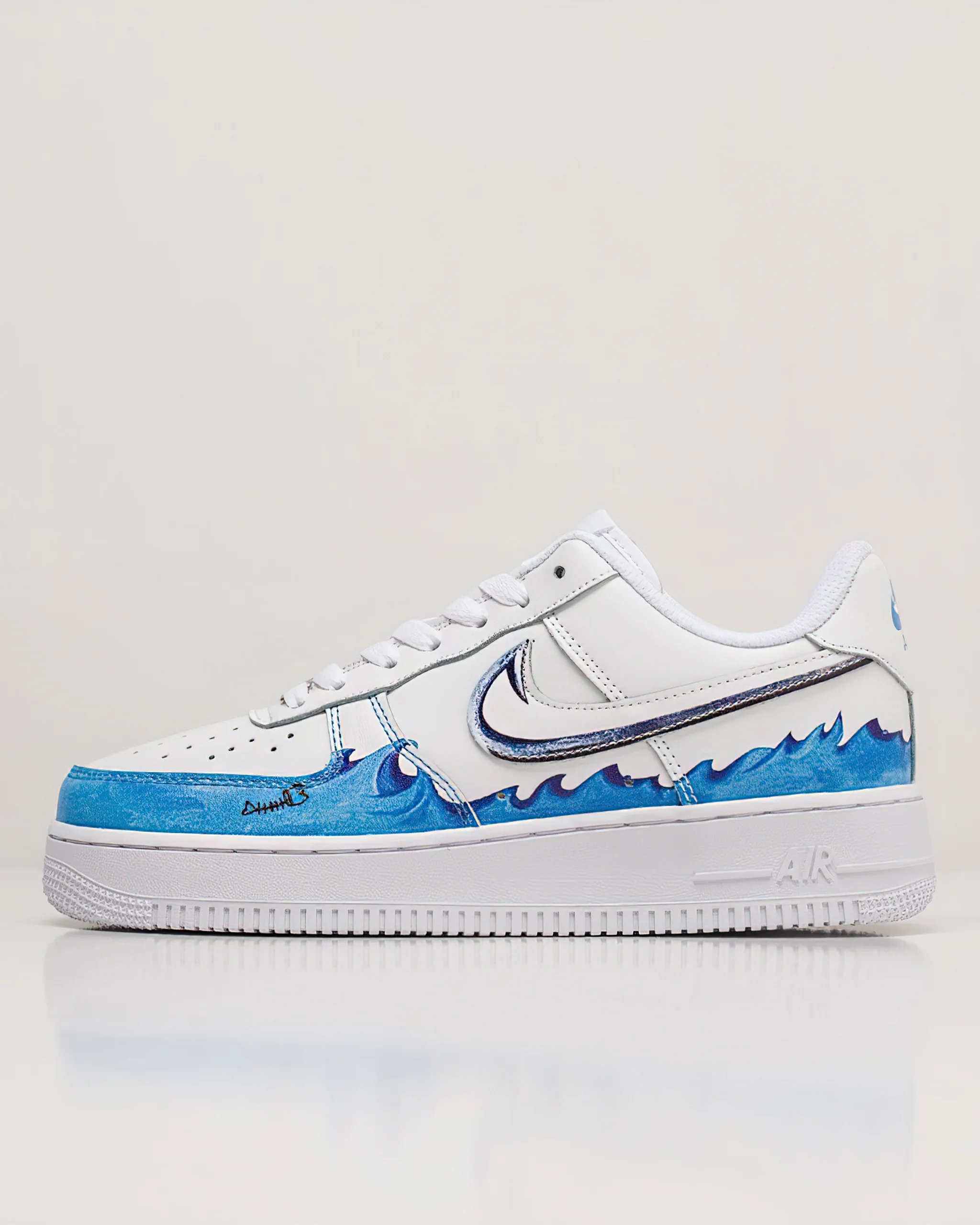 Кроссовки летние женские Nike Air Force 1 Deep Sea T176 |