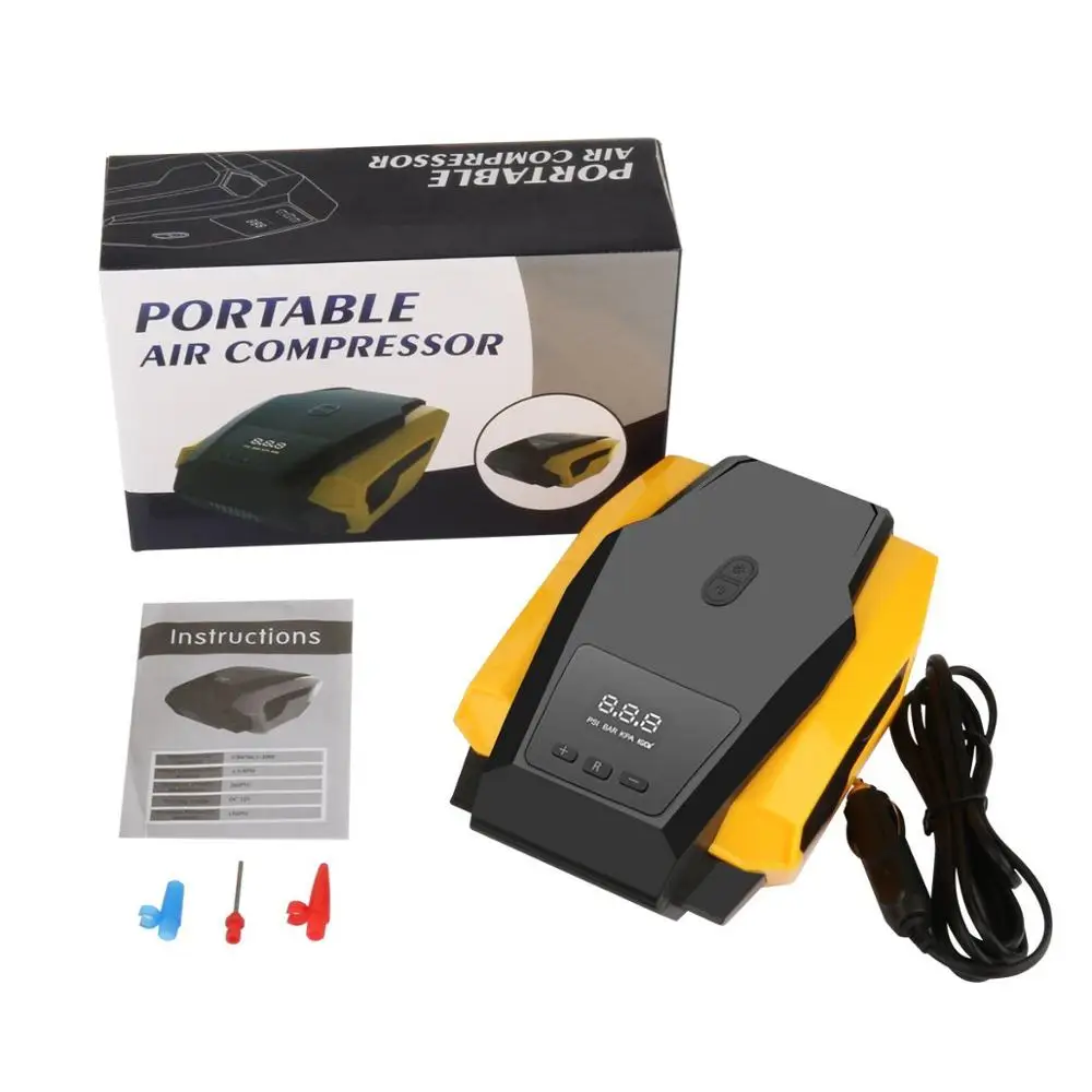 Цифровой автомобильный воздушный компрессор 12 В переменного тока 220 | Автомобили