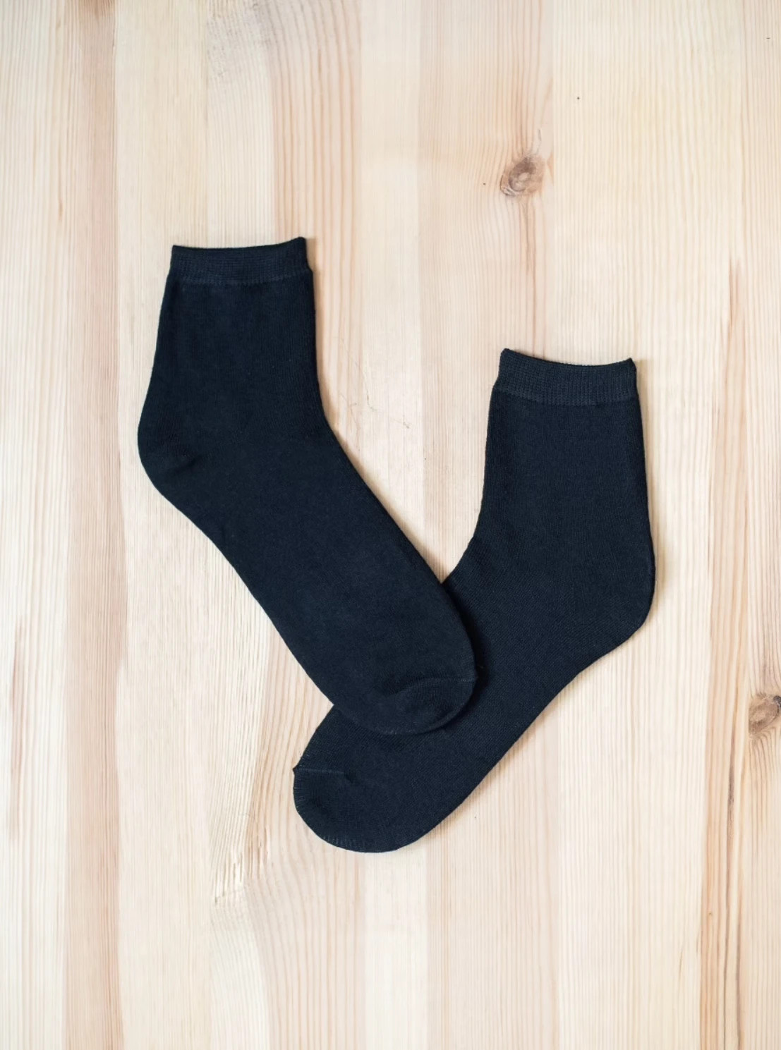 Носки мужские хлопок 100% черные гладкие классические длинные на каждый день 1 пара