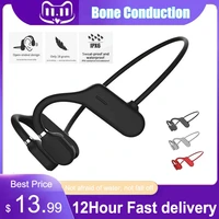 bone conduction bluetooth headphones wireless waterproof comfortable wear open ear hook light weight not in ear sports earphones