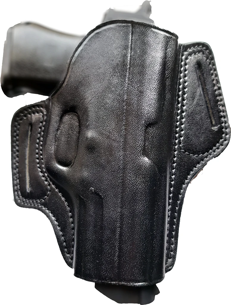 Для S &amp W 38 CAL (2 5 &quot) Настоящая воловья кожа ручной работы оладий стиль OWB Носите