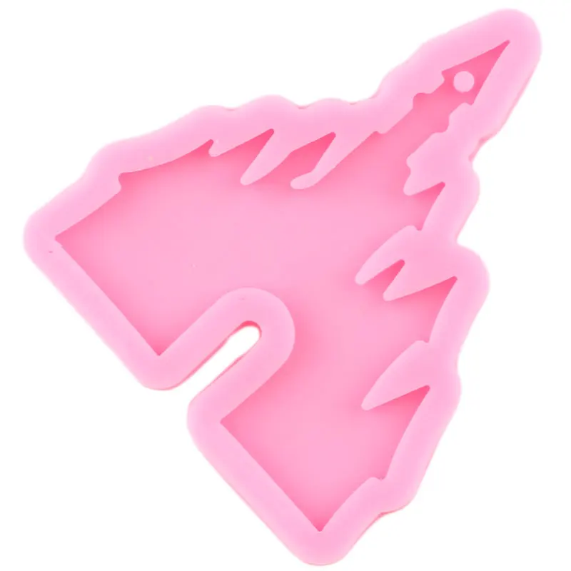 Блестящие ракеты силиконовые формы DIY для ювелирных изделий брелок эпоксидная